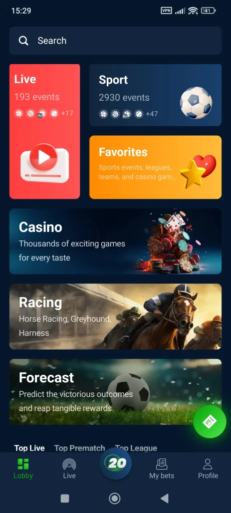 20bet-home-screenshot