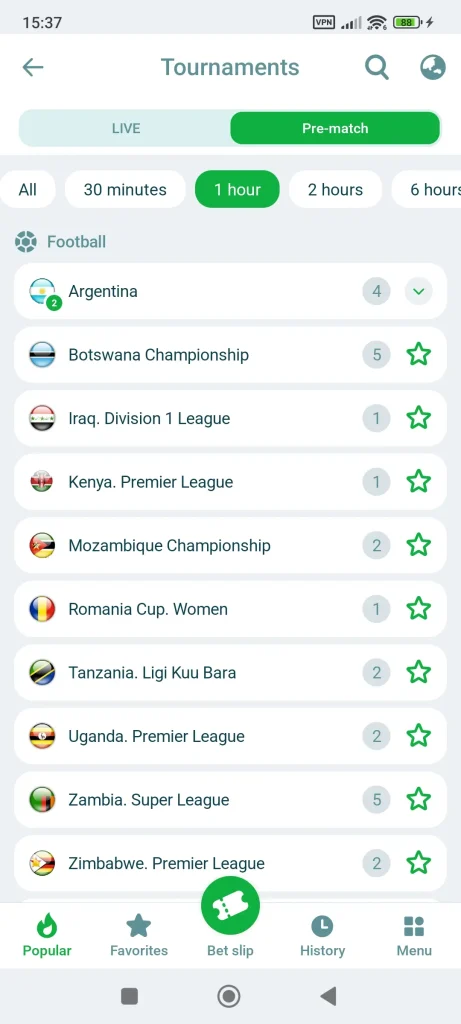 22bet-line-screenshot-2