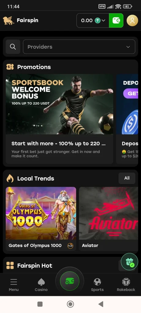 Fairspin-home-screenshot-1